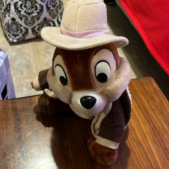 Vintage Disney Parks Chip n Dale Rescue Rangers. Chip 7” plush stuffed animal - Picture 1 of 5